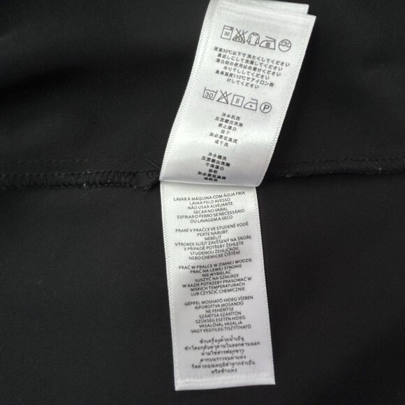 Michael Kors Chic Black Sleeveless Top - gold zipper - Small S - Picture 10 of 11